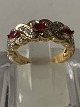Gold Ring with 
Rubies and 
Diamonds, 18 
Karat
Stamp: 750, 
0.49
Size 51 / 
16.23 ...