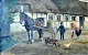 Resen-
Steenstrup, 
Johannes (1868 
- 1921) 
Denmark: Scene 
from the Mill 
Farm, Thorsdals 
Mill, ...