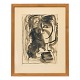 Mogens 
Andersen, 
1916-2003, 
portrait
Mixed media, 
paper
Signed and 
dated 1952
Visible size: 
...