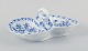 Meissen, 
Germany. Blue 
Onion cabaret 
tray made of 
porcelain, 
two-part with 
...