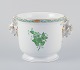 Herend, 
Hungary. 
Chinese Bouquet 
Apponyi Green, 
porcelain 
flowerpot. 
Handles in the 
shape of ...