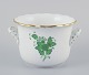 Herend, 
Hungary. 
Chinese Bouquet 
Apponyi Green, 
porcelain 
flowerpot. With 
handles.
Hand painted 
...