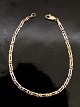 14 carat red 
and white gold 
bracelet 20 cm. 
item no. 611738