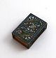 Russian 
matchstick 
holder. Silver 
with enamel 
(84). Length 
4.4 cm