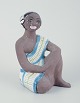 Mari Simmulson 
for Upsala 
Ekeby.
Figure of an 
oriental woman. 
Glazed ...