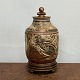 Jais Nielsen 
for Royal 
Copenhagen.Leg 
vase from 1923 
with sung glaze 
and partially 
gilded ...