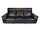 3-seater sofa 
made of black 
leather. The 
sofa is 
equipped with 
an adjustable 
backrest and 
...