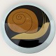 Bing & 
Grondahl, Plate 
/ trivet with 
snail, Design 
Antoni 3771, 
some wear on 
snail shell 
(see ...