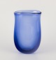 Per Lütken for 
Holmegaard.
Unique vase in 
blue art glass.
Mouth-blown 
glass. Rare ...