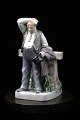 Bing & Grøndahl porcelænsfigur af "Den tørstige mand" "Tuborg-manden"
B&G 2435...