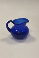 Danish 
Holmegaard Blue 
Creamer in 
Glass
Measures 8,3cm 
/ 3.27 inch