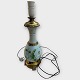 Large older 
table lamp 
painted on 
glass with ivy 
and 
butterflies, 
height with 
socket 48 cm, 
good ...