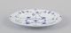 Royal 
Copenhagen Blue 
Fluted Plain.
Oval dish.
Hand-painted 
in blue.
Model number: 
...