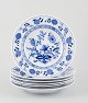 Bavaria, 
Germany.
A set of six 
deep porcelain 
plates.
Blue Onion 
pattern 
decoration.
Mid-20th ...