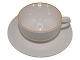 Royal 
Copenhagen 4 
all seasons 
with yellow 
stripe, 
coffeecup with 
saucer.
Designed by 
Grethe ...