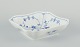 Royal 
Copenhagen Blue 
Fluted Plain.
Square 
porcelain bowl.
Underglaze.
Hand-painted 
in ...
