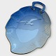 Bing & 
Grondahl, 
Seagull with 
gold, Leaf 
plate #198, 
19cm x 14cm, 
2nd grade, 
Design Fanny 
Garde ...