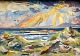 List, Franz 
(1898 - 1986) 
Denmark: North 
Sea, Fanø. Oil 
on masonite. 
Signed. 31 x 47 
...