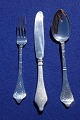 Antique Rokoko 
or Antique 
Danish solid 
silver flatware 
cutlery Danish 
table 
silverware of 
three ...