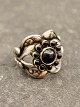 Georg Jensen 
sterling silver 
ring size 53 
moonlight 
blossom #10 
with black 
agates as new 
...