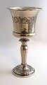 Andreas Kiaer 
Lund, 
Silkeborg. 
Silver drinking 
glass (830). 
Height 17.5 cm. 
Produced 
1860-1880
