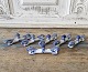 Royal 
Copenhagen Blue 
Fluted knife 
stool no. 135