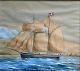 Knudsen, W 
(19th century) 
Denmark: Ship 
portrait of 
Emma, 
Kerteminde. Pen 
and gouache on 
paper. ...