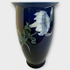 Bing & 
Grondahl, Large 
Art Nouveau 
vase with 
flowers, # 
8712/450, 
Height 25 cm, 
2nd grade with 
...