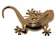 Givenchy, large 
gilded brooch 
of a lizard.
Length 8.0. 
cm., max width 
7.5 cm.
Perfect ...