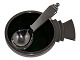 Georg Jensen 
Pyramid 
sterling 
silver, salt 
jar with green 
enamel and salt 
spoon.
The salt jar 
...