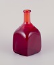 Nanny Still for 
Riihimäen Lasi, 
Finland.
Art glass 
flask.
Red and orange 
glass.
Mouth ...