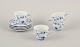 Royal 
Copenhagen Blue 
Fluted Plain.
A set of four 
coffee cups 
with saucers. 
Model number 
...