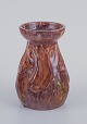 Møller & 
Bøgely. Unique 
Art Nouveau 
vase in glazed 
ceramic.