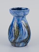 Møller & 
Bøgely. Unique 
Art Nouveau 
vase in glazed 
ceramic.