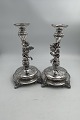 Pair of German 
/ Austrian / 
Hungarian 
Silver 
Candlesticks 
with Putti's
Measures 26cm 
/ 10.24 ...