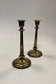 Antique pair of 
tall 
Candlesticks in 
Brass. Light 
wear, small 
dents and 
scratches. 
Measures ...