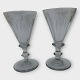 Anglais, 
faceted glass, 
ball-cut at the 
bottom, Height 
14cm, Diameter 
at the top 
7.5cm, good ...