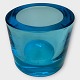 Blue, 
Marimekko, 
Iittala, Kivi 
candlestick, 
Height 6 cm, 
diameter 6.5 
cm, good 
condition