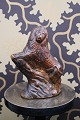 Antique 
Bornholm 
ceramic piggy 
bank in the 
shape of a lion 
with original 
painting from 
around ...