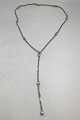 Georg Jensen 
Sterling Silver 
Necklace 
Measures 90 cm 
(35.44 inch) 
Weight 66.26 gr 
(2.34 oz)