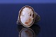 Classic cameo 
brooch with 
engraved 
portrait. The 
portrait is 
beautifully 
surrounded by a 
gold ...
