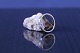 14 Karat White Gold Wedding Ring with a Diamond.
Size 55