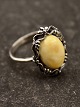 Sterling silver 
ring with bone 
size 60 item 
no. 614927