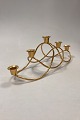 Georg Jensen 
Harmony 
Candleholder 
2016. Gold 
plated 
stainless 
steel. Design: 
Maria Berntsen. 
...