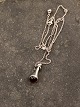 Georg Jensen 
Sterling Silver 
Necklace with 
Pendant No. 453 
Droplet smoky 
quartz comes in 
...