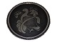 Georg Jensen 
dark round 
brooch in iron 
and a little 
silver.
During and 
after World War 
II ...