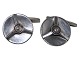 Georg Jensen 
sterling 
silver, round 
cufflinks.
Design number 
42 and designed 
by Oscar ...