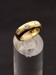 Gold plated 
sterling silver 
ring with clear 
stones size 54 
stamped 925 
item no. 615014