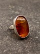 Sterling silver 
ring with amber 
1.8 x 2.6 cm. 
size 50 item 
no. 615075