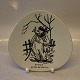 Knabstrup 
triangular 
plate ca 16 cm 
Storm P:  En 
gang til - saa 
fløjter jeg 
Undertonen!  
Another ...